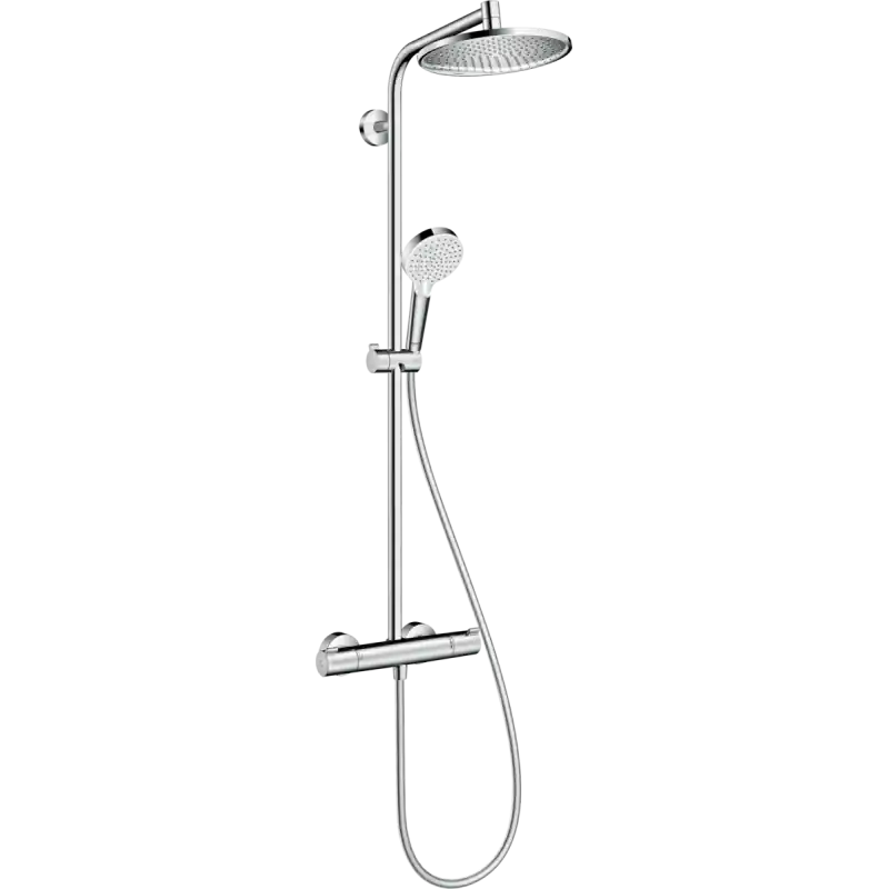 Speciale Aanbieding CROMETTA S SHOWERPIPE 240 1JET CON TERMOSTATICO CROMO
