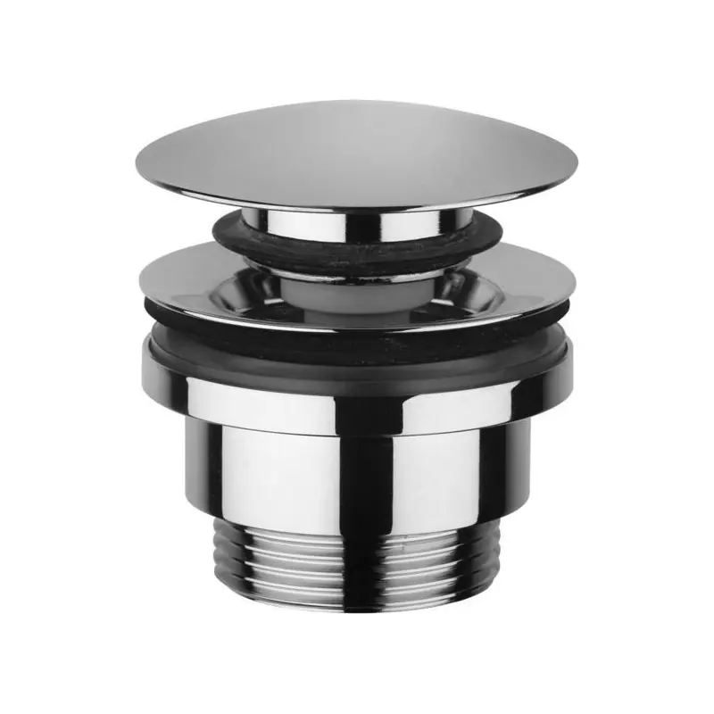 Aanbieding PILETTA DI SCARICO UNIVERSALE CLIC-CLAC CROMATA TONDA C/TROPPO PIENO