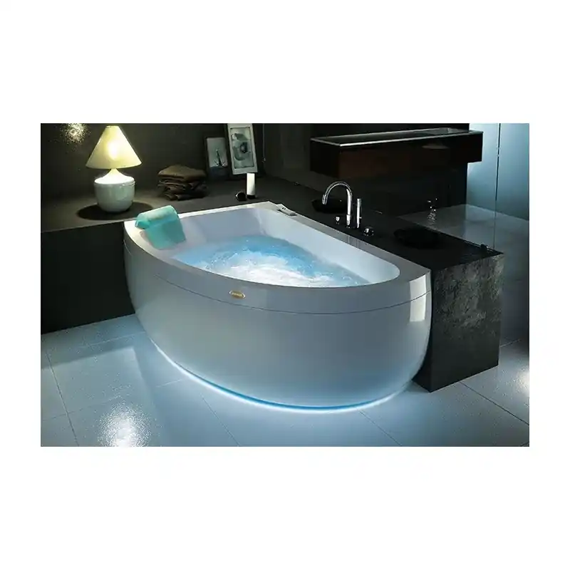 Finale Uitverkoop AQUASOUL OFFSET 150X100X57 H cm BIANCO LUCIDA