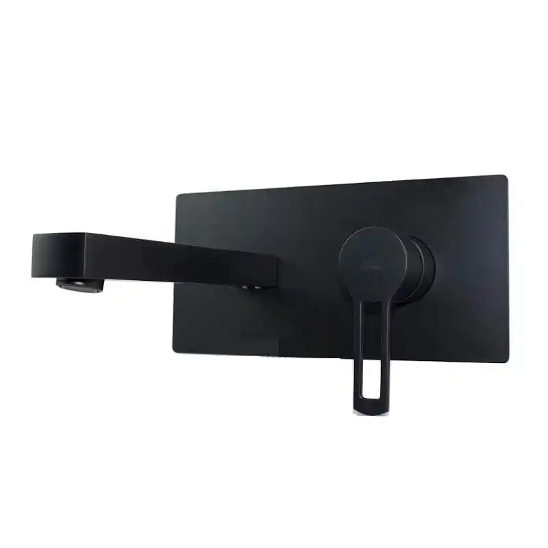 Superprijs RINGO MISCELATORE INCASSO LAVABO L. 24CM NERO OPACO