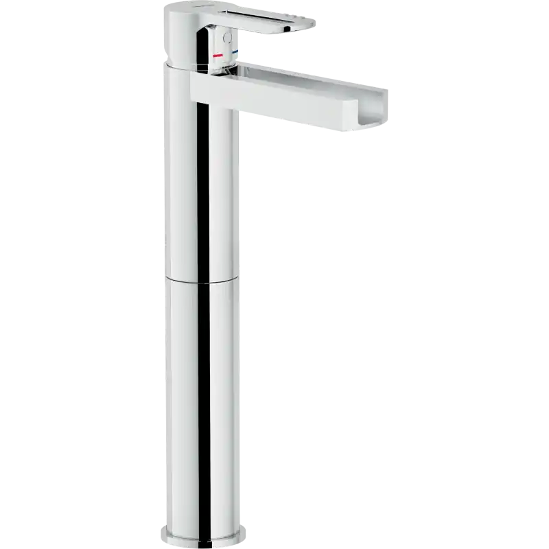 Dagaanbieding NEW ROAD MISCELATORE LAVABO ALTO BOCCA A CASCATA C/SCARICO CLIC CLAC