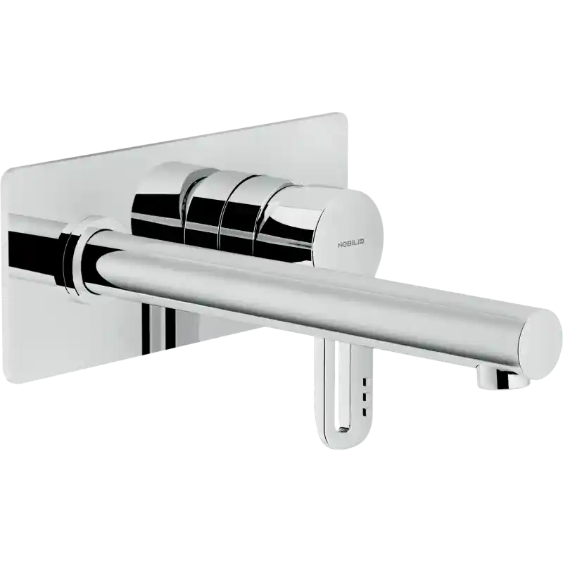 NEW ROAD MISCELATORE LAVABO A PARETE L. 20 CM C/PIASTRA Meest Verkocht