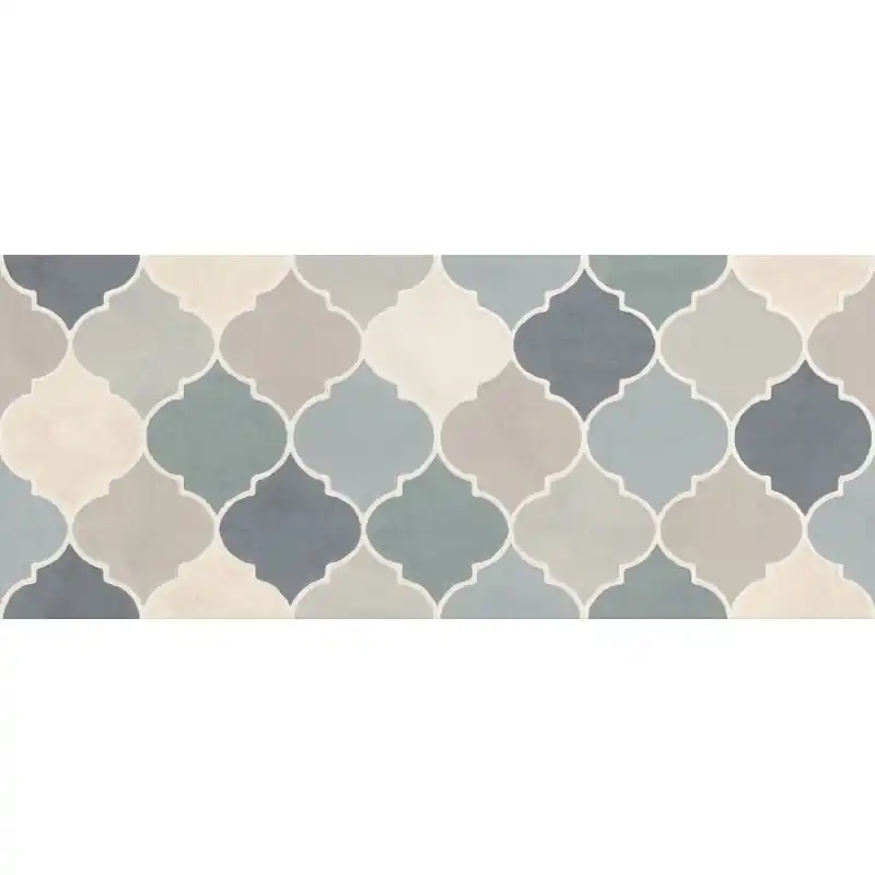 Direct Beschikbaar VERNISSAGE PATTERN MIX DENIM 25X60