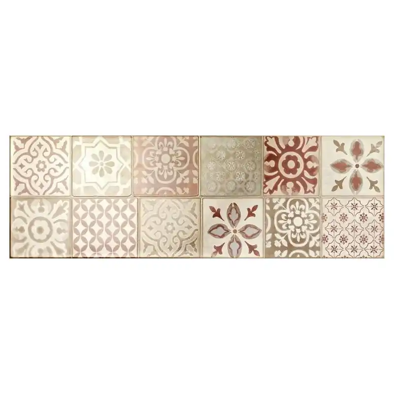 FRAME DECORO MAJOLICA CREAM 25X76 Seizoensaanbieding