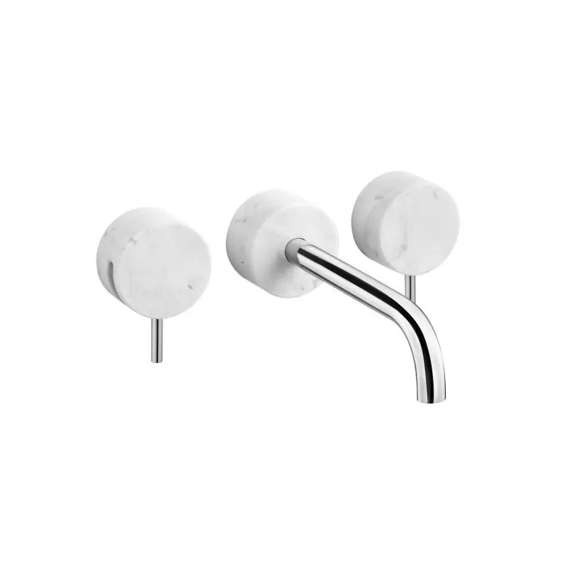 MARMO MISCELATORE LAVABO A MURO CON SCARICO CLIK CLAK CM 22 Uitverkoop