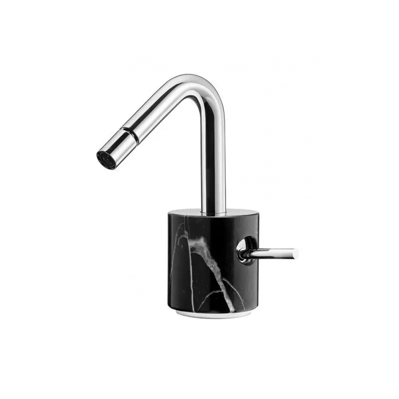 Gecertificeerd MARMO MISCELATORE BIDET TRE COMPLETO DI SCARICO CLIK CLAK NERO