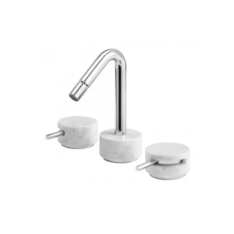 Shop Nu MARMO MISCELATORE BIDET TRE FORI CON BOCCA SNODABILE