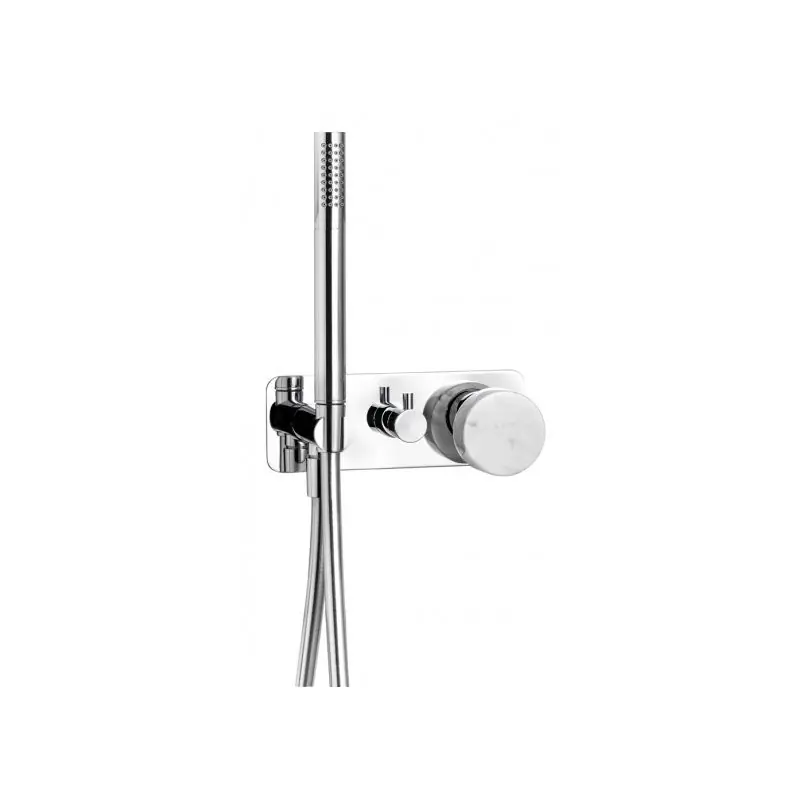 MARMO MISCELATORE DOCCIA AD INCASSO CON KIT DOCCIA A 3 VIE Gecertificeerd