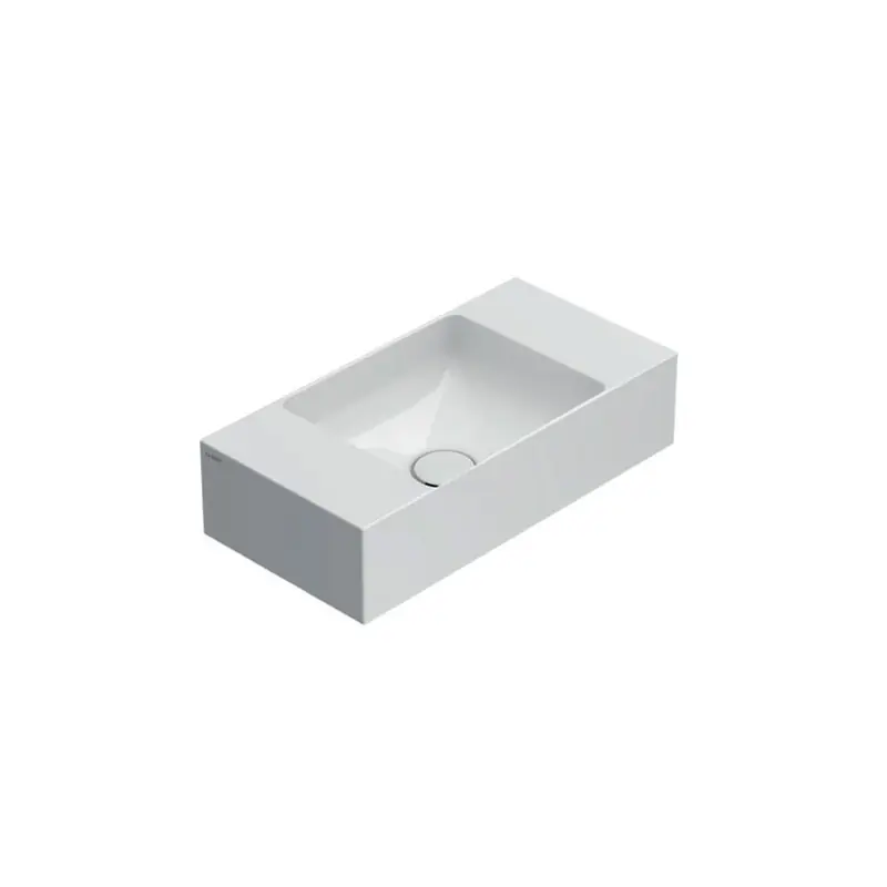 T-EDGE LAVABO 50X25 APPOGGIO BIANCO LUCIDO Must-Have