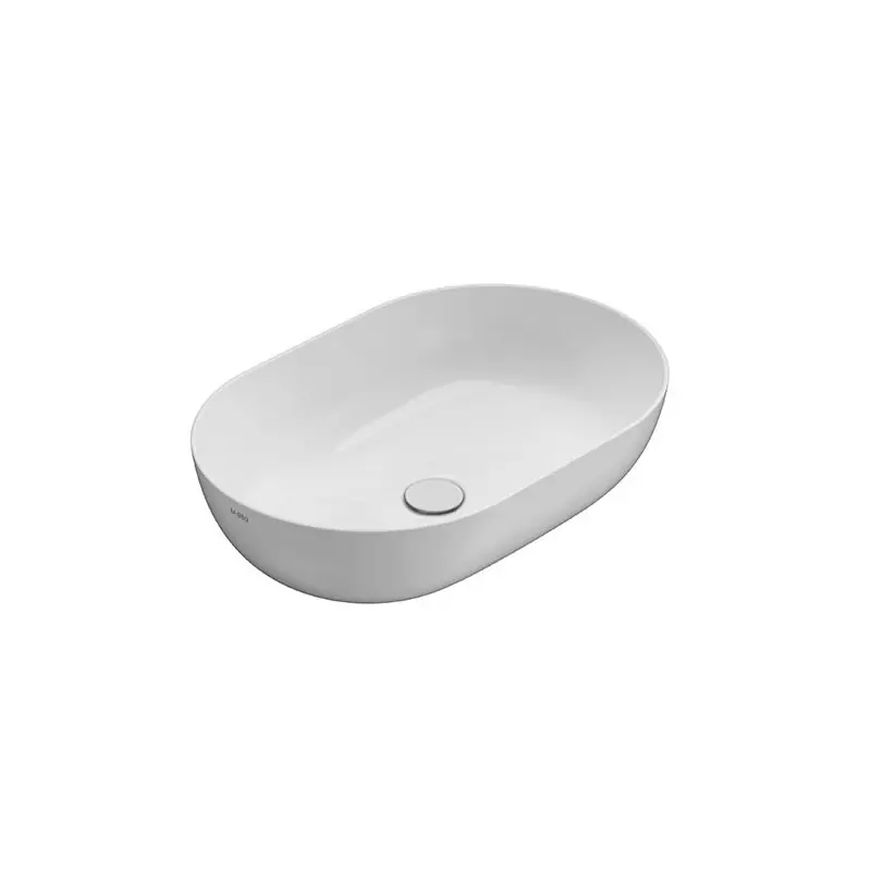 Nu Kopen T-EDGE LAVABO 60X40 DA APPOGGIO BIANCO LUCIDO