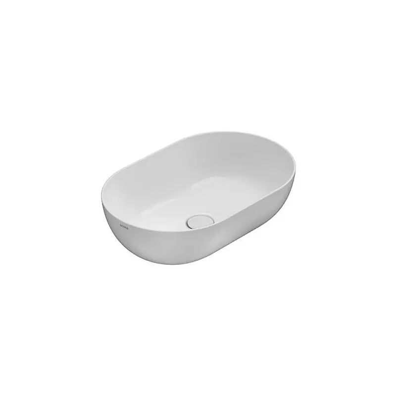 T-EDGE LAVABO 54X36 DA APPOGGIO BIANCO LUCIDO Beperkt Aanbod