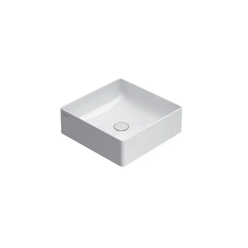 T-EDGE LAVABO 42X42 DA APPOGGIO BIANCO LUCIDO Aanbieding