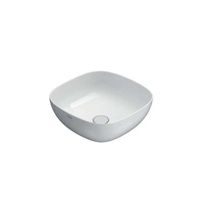 Weekendaanbieding T-EDGE LAVABO 42X42 DA APPOGGIO BIANCO LUCIDO