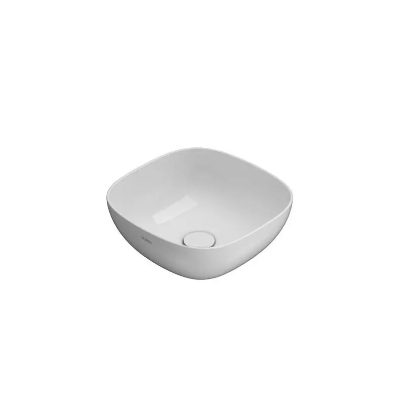 Direct Beschikbaar T-EDGE LAVABO 38X38 DA APPOGGIO BIANCO LUCIDO