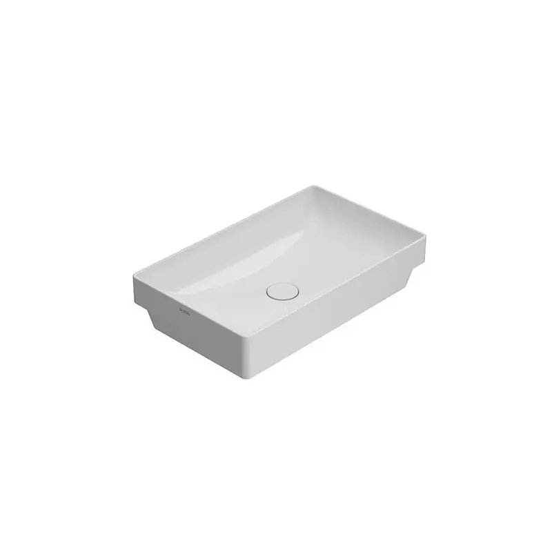 Speciale Aanbieding T-EDGE LAVABO 61X37 DA INCASSO BIANCO LUCIDO