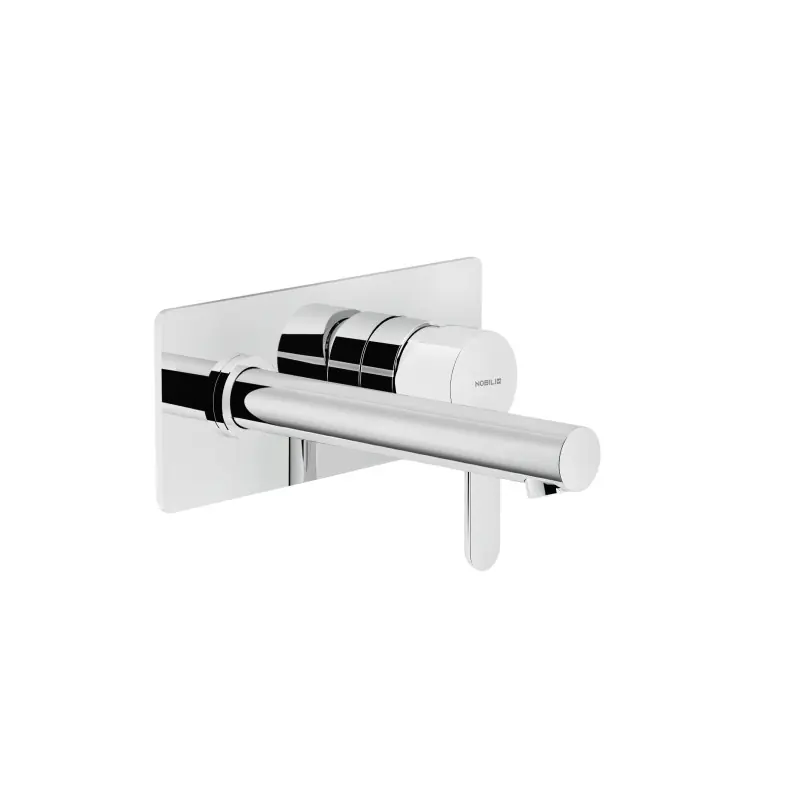 Express Levering ABC MISCELATORE LAVABO A PARETE L. 15 CM CON PLACCA