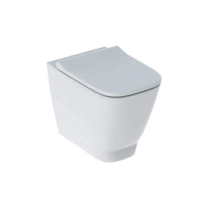 Nu Kopen SMYLE SQUARE VASO A TERRA RIMFREE CON SEDILE SLIM SOFT CLOSE