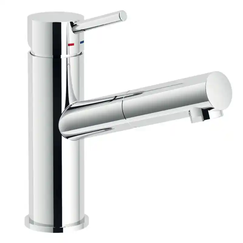 Weekendaanbieding LIVE MISCELATORE LAVABO CON DOCCETTA ESTRAIBILE E PILETTA CLICK CLAC