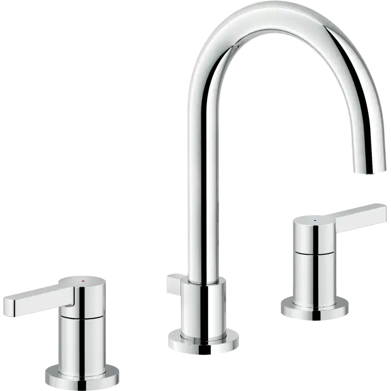 UNO MISCELATORE LAVABO BATTERIA 3 FORI CON SCARICO Weekendaanbieding