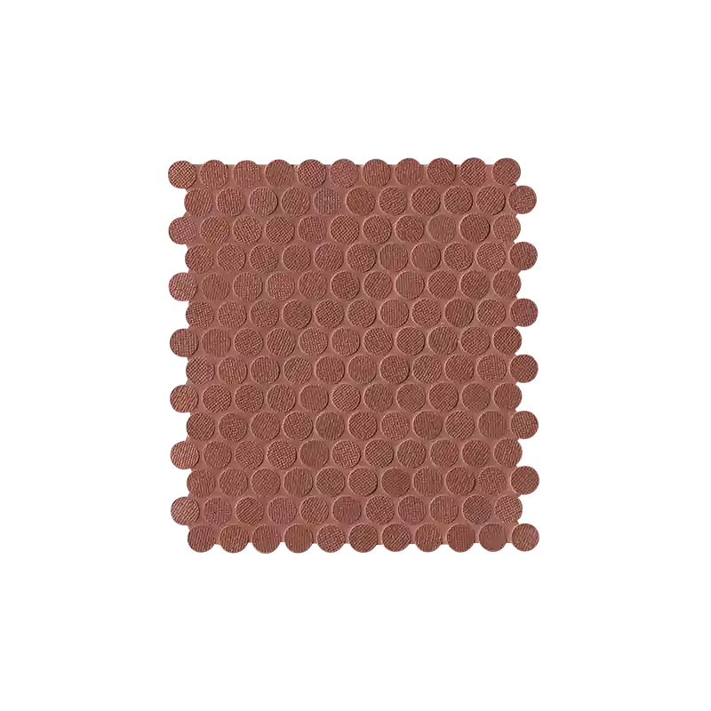 COLOR LINE COPPER/MARSALA ROUND MOSAICO 29,5X32,5 Gratis Retour