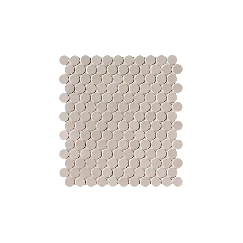MILANO&FLOOR BEIGE ROUND MOSAICO MATT 29,5X32,5 Weekendaanbieding