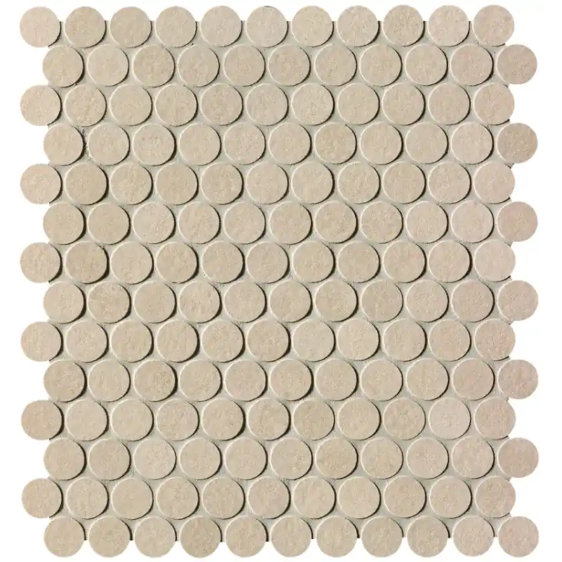 SUMMER SABBIA GRES ROUND MOSAICO 29,5x32,5 R10 Laatste Kans