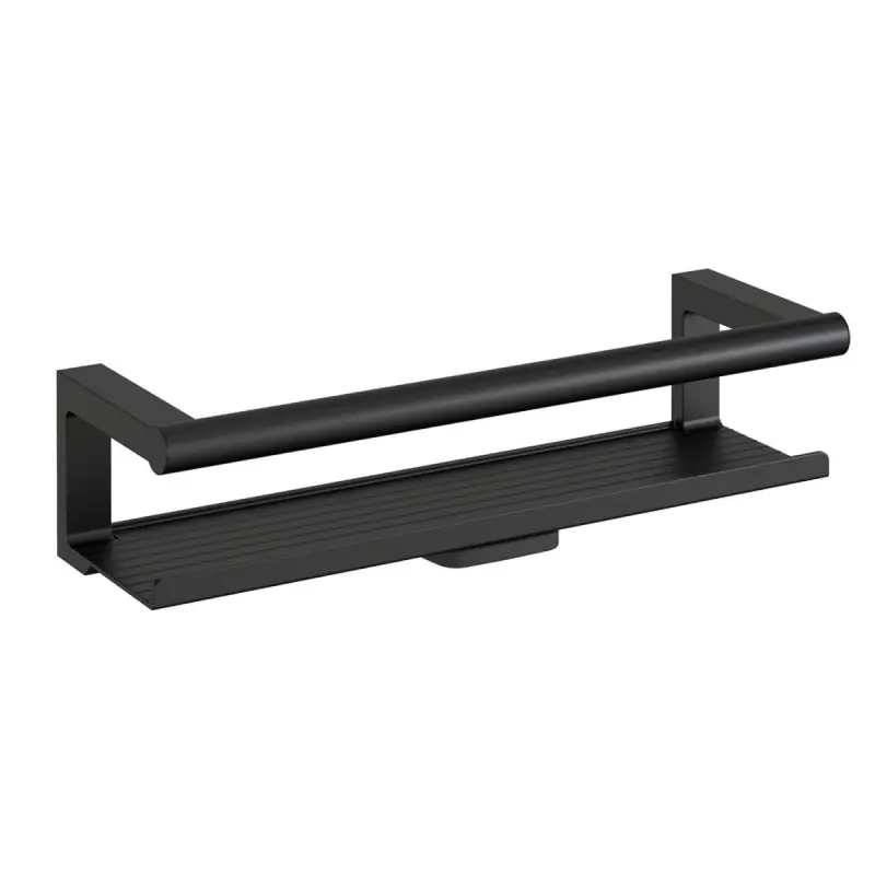 Weekendaanbieding ARCHITECT S+ PORTASAPONE DOCCIA SOFT BLACK CON LAVAVETRO