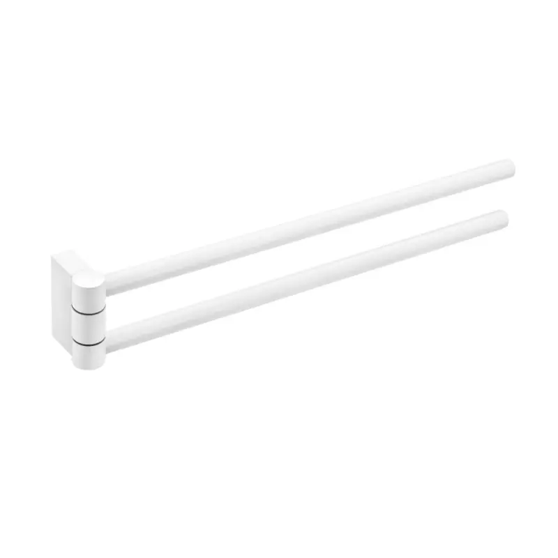 Express Levering BLACK & WHITE PORTASALVIETTE A SNODO DOPPIO BIANCO SATINATO