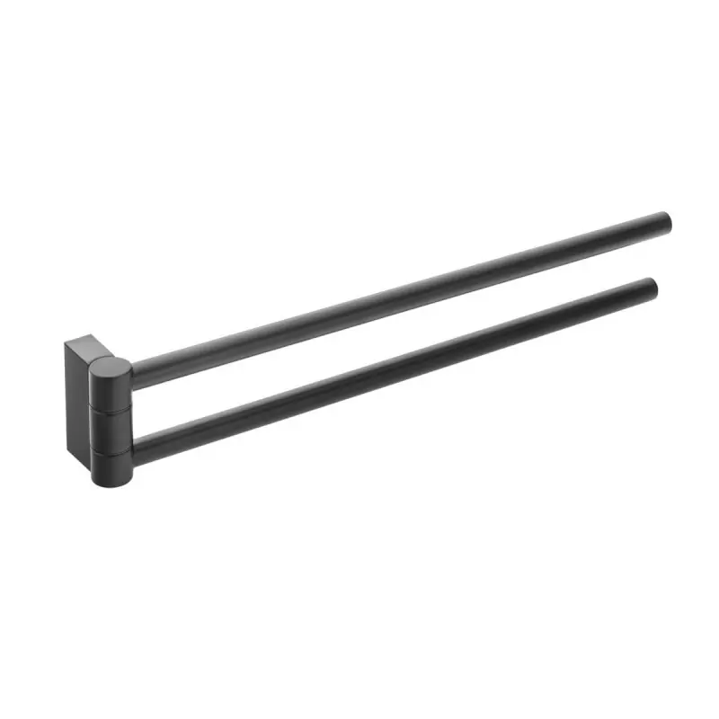 Beste Prijs BLACK & WHITE PORTASALVIETTE A SNODO DOPPIO NERO SATINATO
