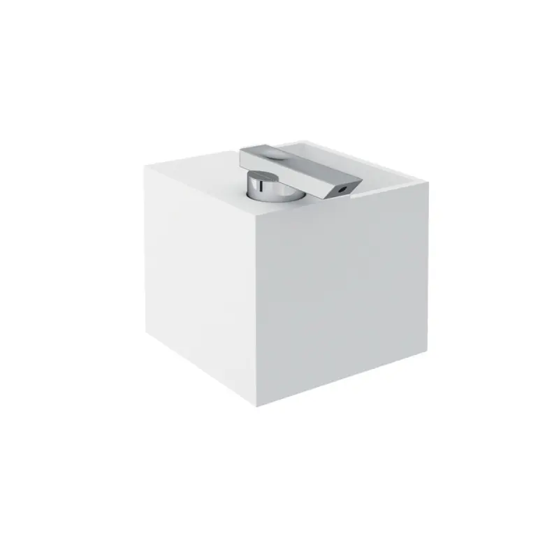 Seizoensaanbieding THE GRID DISPENSER + PORTASPAZZOLINI DA APPOGGIO CROMO/BIANCO SATINATO 385ml