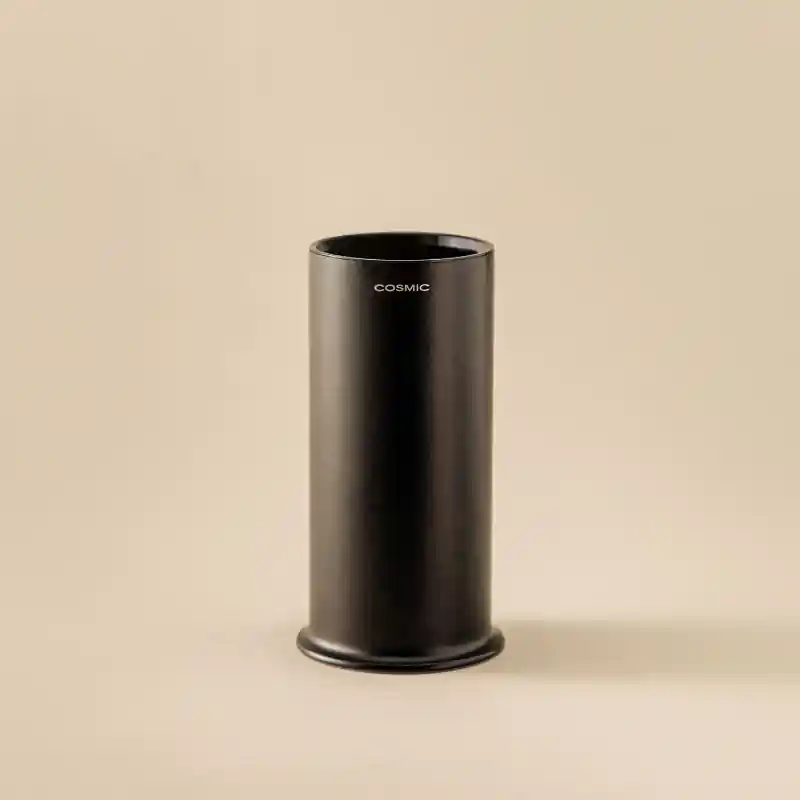 GEYSER PORTASPAZZOLINI DA APPOGGIO NERO SATINATO Premium