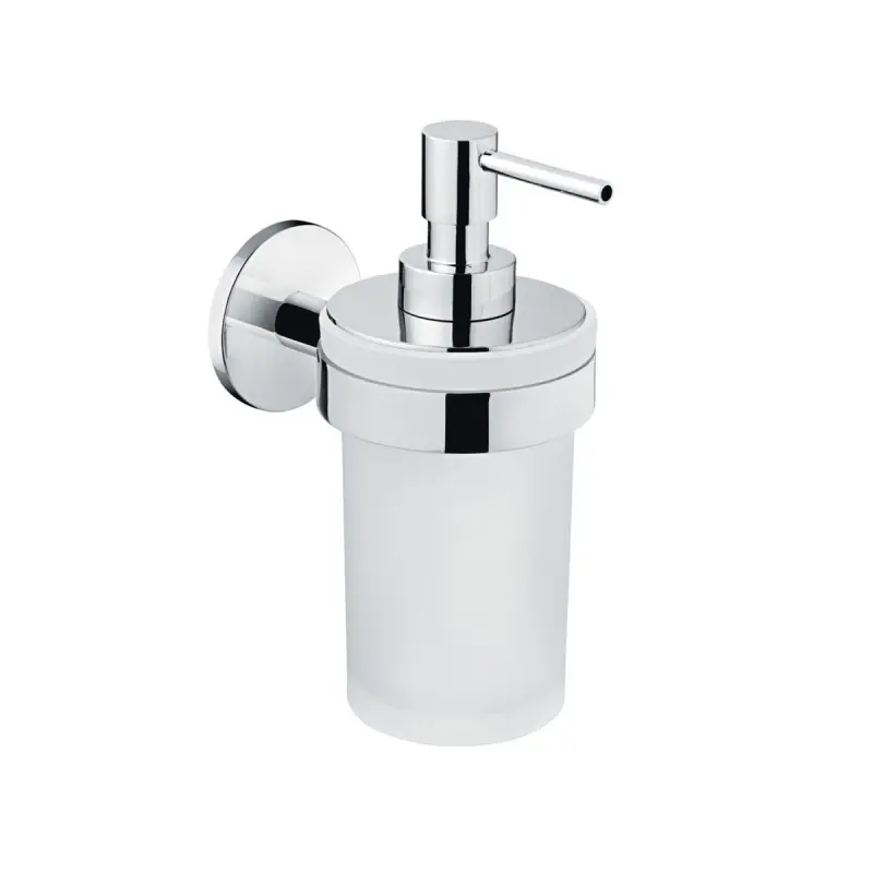 Gecertificeerd DUO ROUND DISPENSER A MURO CROMO