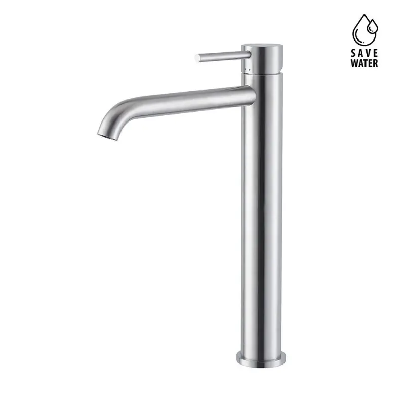 X-STEEL 316 MISCELATORE LAVABO ALTO S/SCARICO E BOCCA PROLUNGATA Populair