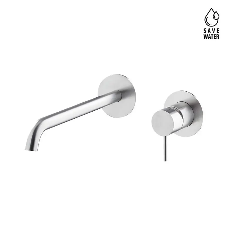X-STEEL 316 MISCELATORE LAVABO A PARETE S/SCARICO Nieuw
