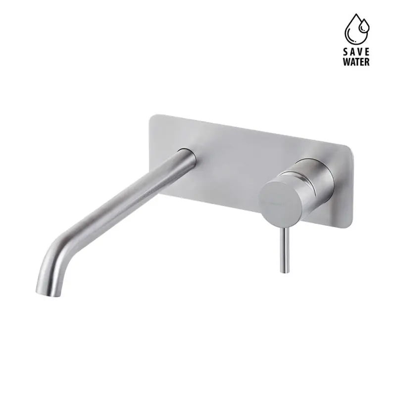 Tijdelijk Beschikbaar X-STEEL 316 MISCELATORE LAVABO A PARETE S/SCARICO PIASTRA SINGOLA