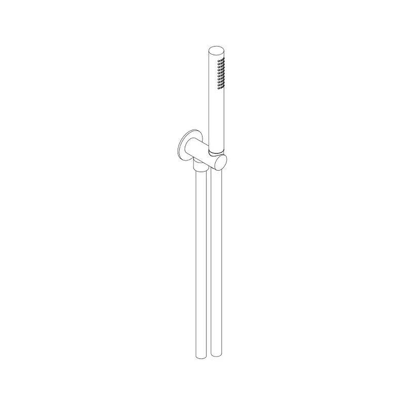 POP SET DOCCIA C/DOCCETTA TONDA IN OTTONE BIANCO OPACO Lage Kosten