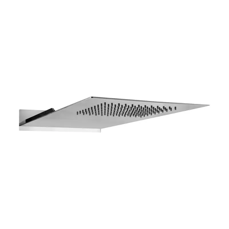 MINIMAL SOFFIONE A PARETE 480X250 MM - H.2 MM - PIOGGIA Nieuw