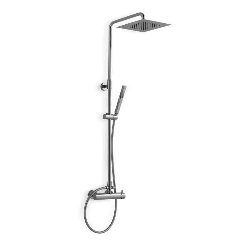 Aanbieding COLONNA DOCCIA C/MISCELATORE TERMOSTATICO E DOCCETTA QUADRA
