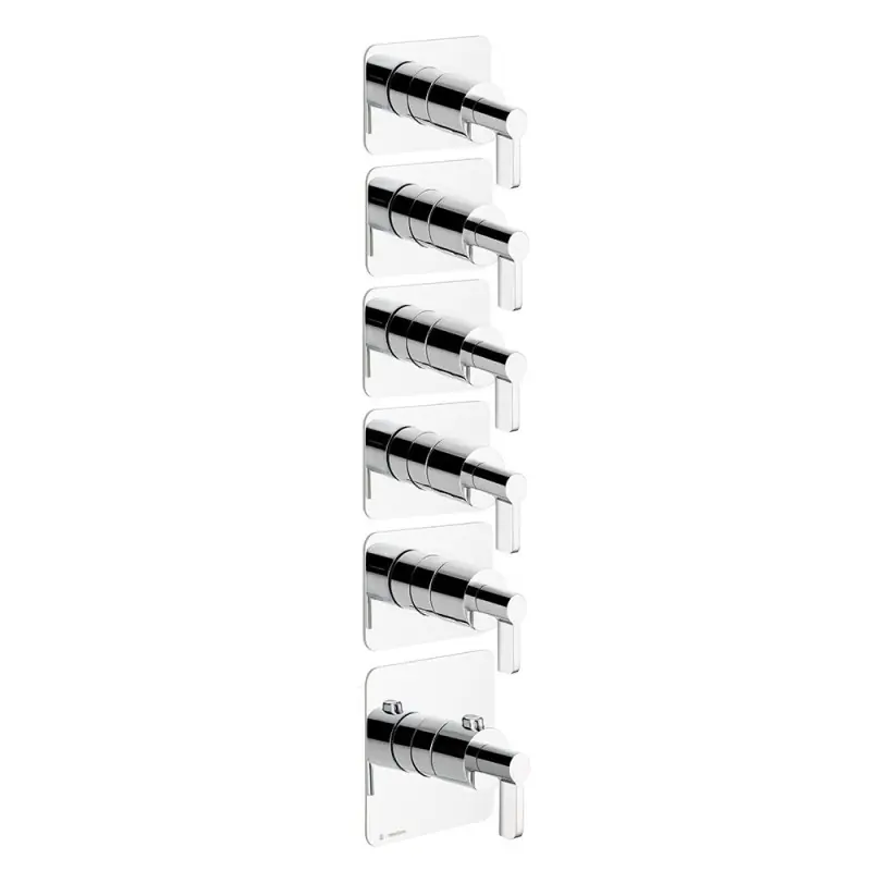 BLINK CHIC MISCELATORE TERMOSTATICO MULTIUTENZA DOCCIA AD INCASSO 5 USCITE Exclusieve Aanbieding