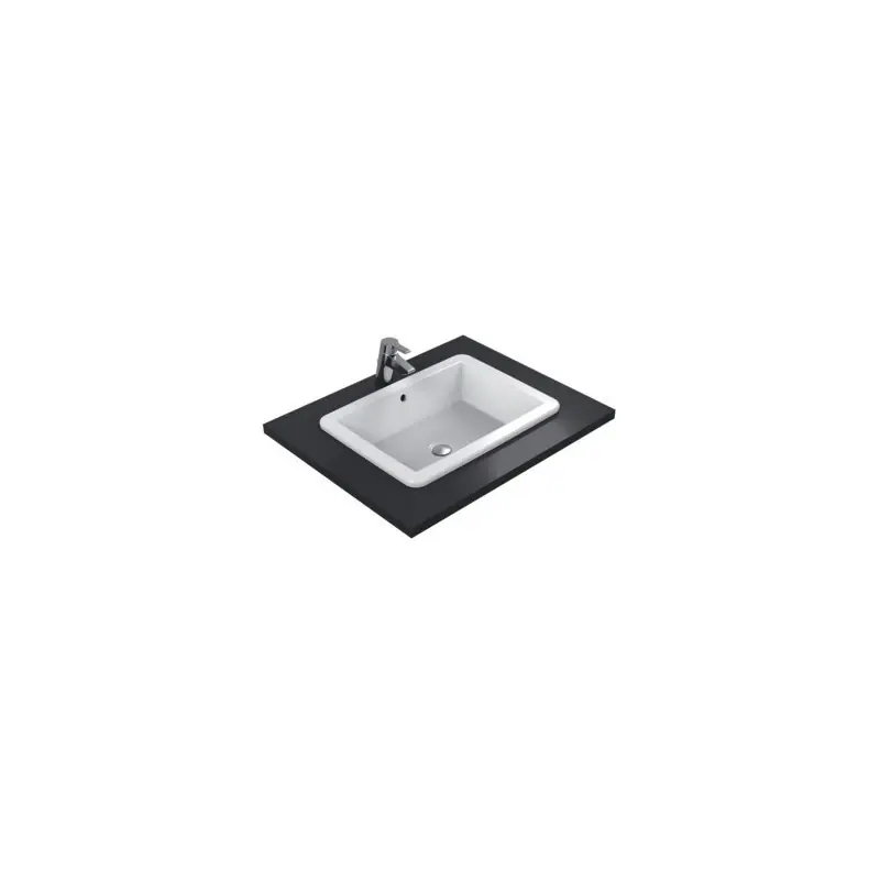 Speciale Aanbieding STRADA LAVABO RETTANGOLARE DA INCASSO SOPRA PIANO 595X440