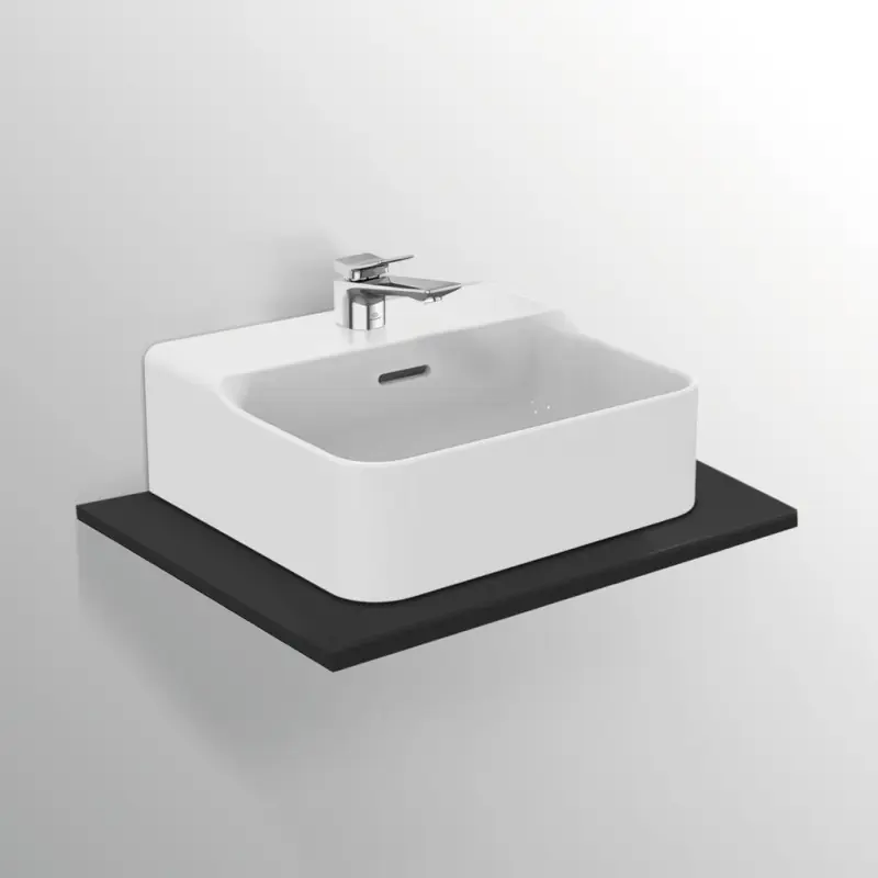 Beste Prijs CONCA LAVAMANI DA APPOGGIO RETTANGOLARE 400X350 MM C/TROPPOPIENO E 1 FORO