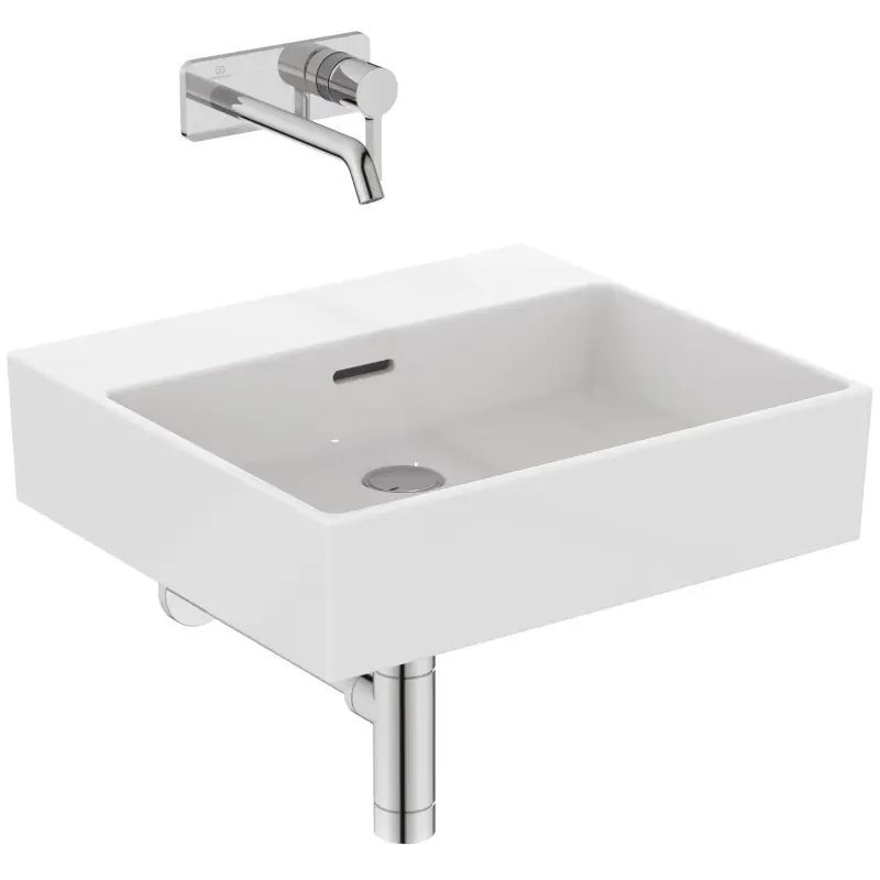 Premium EXTRA LAVABO RETTANGOLARE 500X450 C/TROPPOPIENO E SENZAFORI