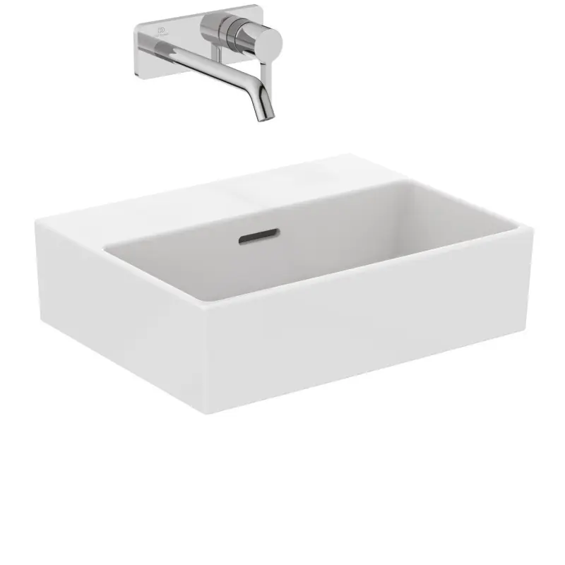 Weekendaanbieding EXTRA LAVAMANI DA APPOGGIO RETTANGOLARE 450X350 C/TROPPOPIENO E SENZA FORI