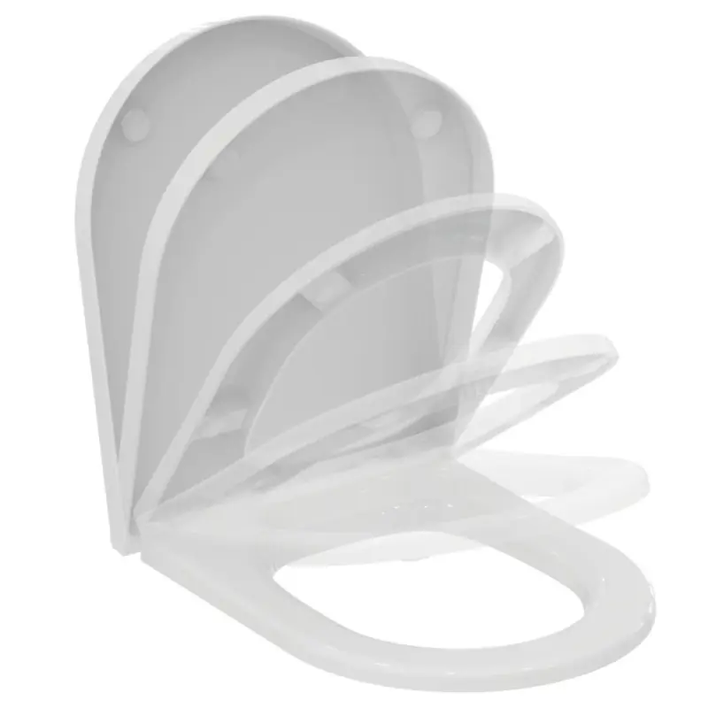 Tijdelijk Beschikbaar BLEND CURVE SEDILE A CHIUSURA RALLENTATA BIANCO LUCIDO