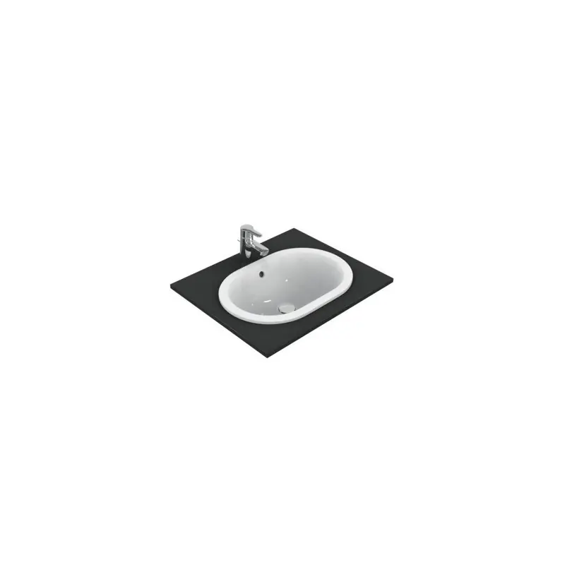 CONNECT - LAVABO 550 MM DA INCASSO SOPRAPIANO S/FORO RUBINETTERIA Koop Online