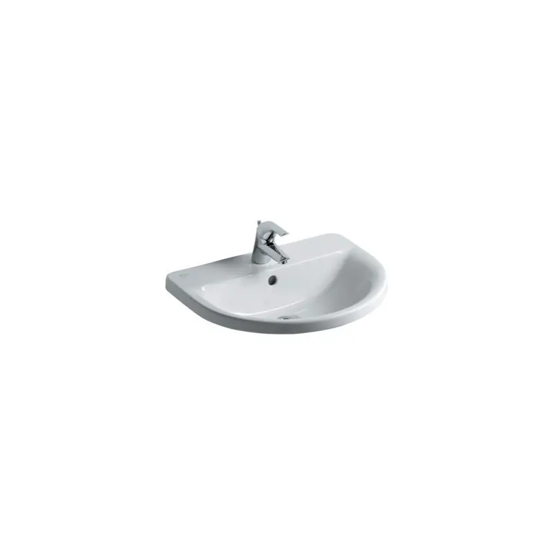 Korting CONNECT - LAVABO 550 MM DA INCASSO SOPRAPIANO C/FORO RUBINETTERIA