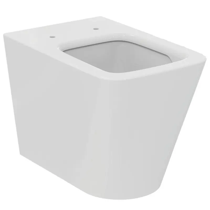 Merkproduct BLEND CUBE VASO FILO PARETE AQUABLADE C/FISSAGGI NASCOSTI S/SEDILE BIANCO LUCIDO