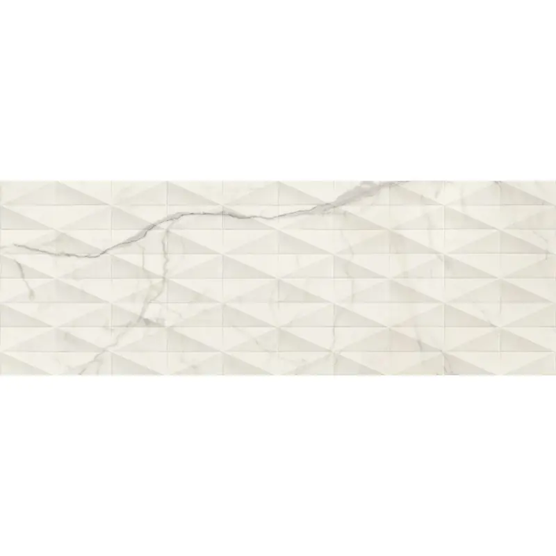 ALLMARBLE_WALL STATUARIO SATIN 40X120 STRUTTURA PAVE 3D RETTIFICATO Bestseller