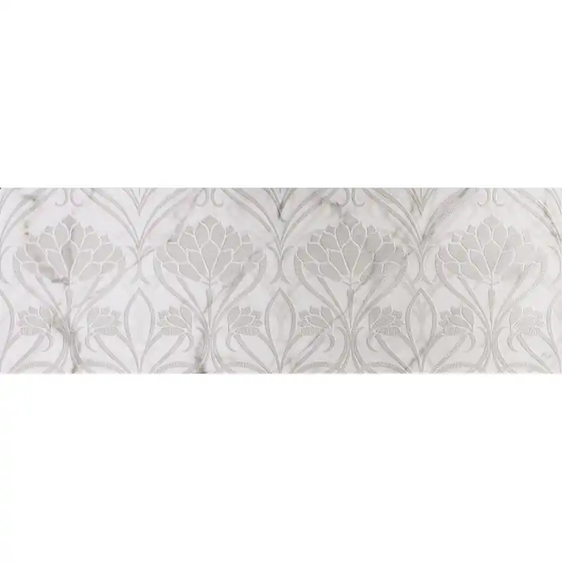 ALLMARBLE_WALL GOLDEN WHITE LUX 40X120 DECORO REGENT Aanbieding
