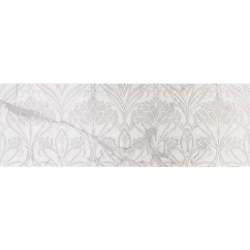 ALLMARBLE_WALL STATUARIO LUX 40X120 DECORO REGENT Betaalbaar